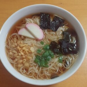 簡単♪だけど具いっぱいにゅうめん